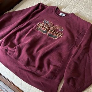 VINTAGE BOSTON COLLEGE PULLOVER